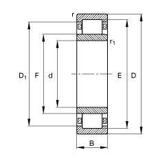 Подшипник NU2234ECML/C3 SKF