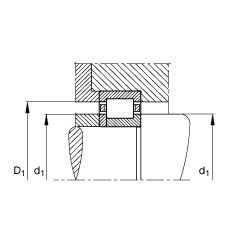 Подшипник NUP211ECJ/C3 SKF