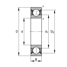 Подшипник E2.6313-2Z/C3 SKF