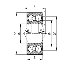 Подшипник 3200-BB-2Z-TVH FAG