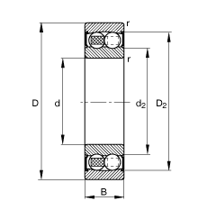 Подшипник 2209-2RSTNG NSK