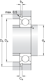 Подшипник 6018NR SKF