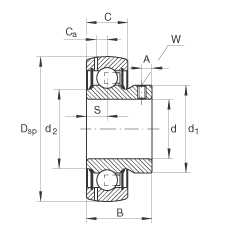 Подшипник AS210D1 NTN