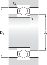 Подшипник 308-ZNR SKF