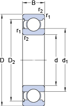 Подшипник 6020-Z FAG