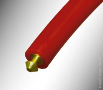 optibelt HRR HRR 6,3 RED SMOOTH 75 SHORE A